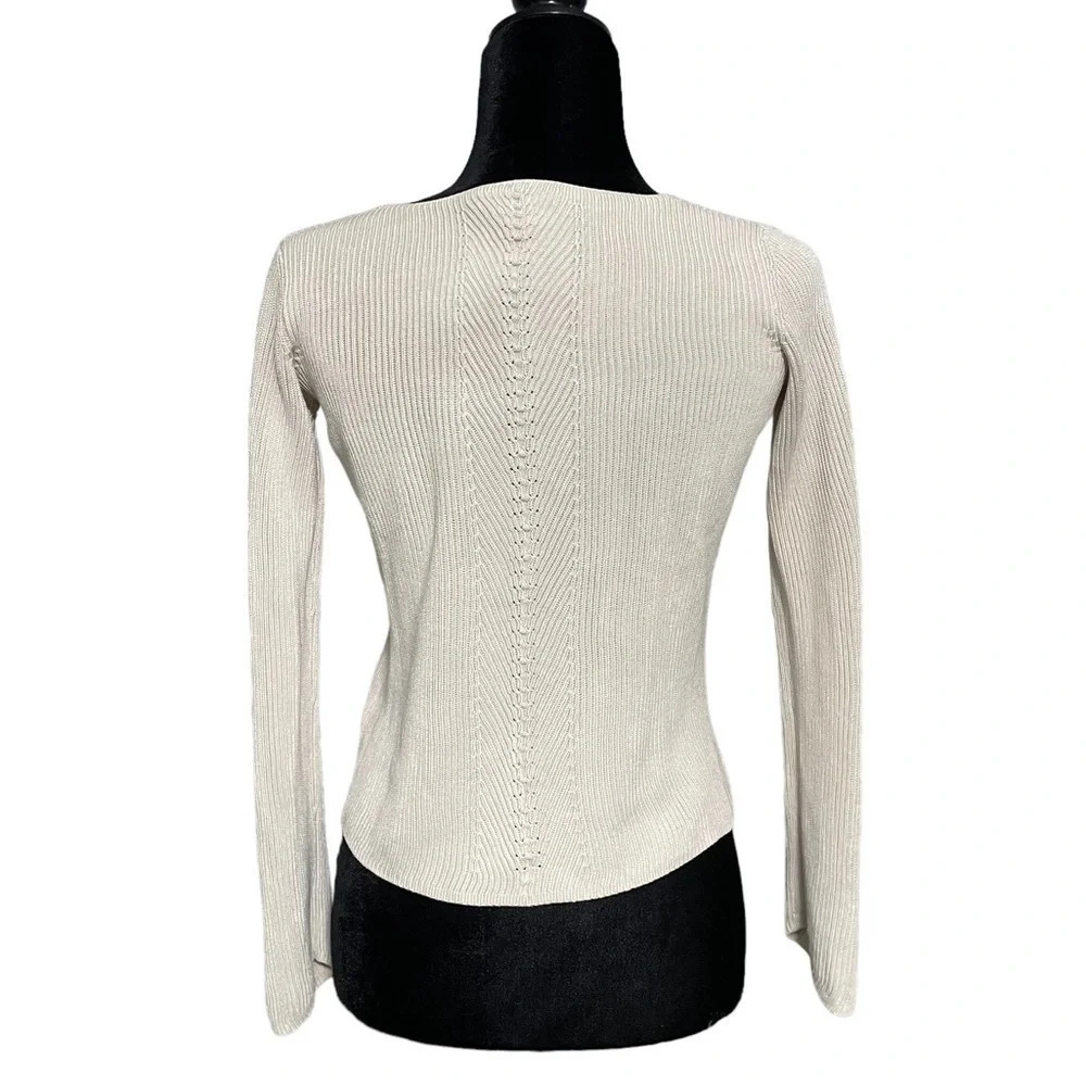 THE ROW 100% Silk SWEATER Women’s Small - Picture 10 of 11